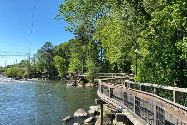 Boardwalk in Saluda Riverwalk